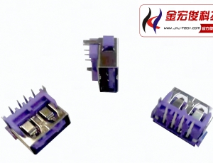 USB A母 短体10.0-8.2H后脚平口